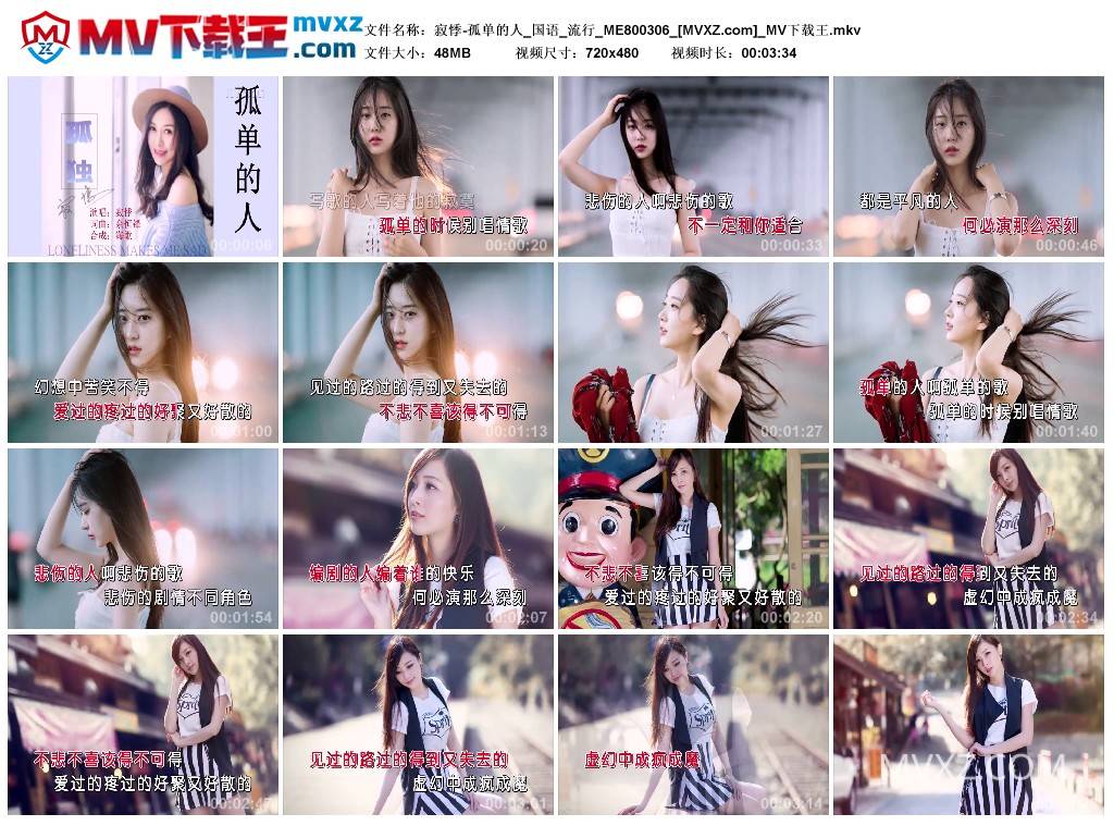 寂悸-孤单的人_国语_流行_ME800306